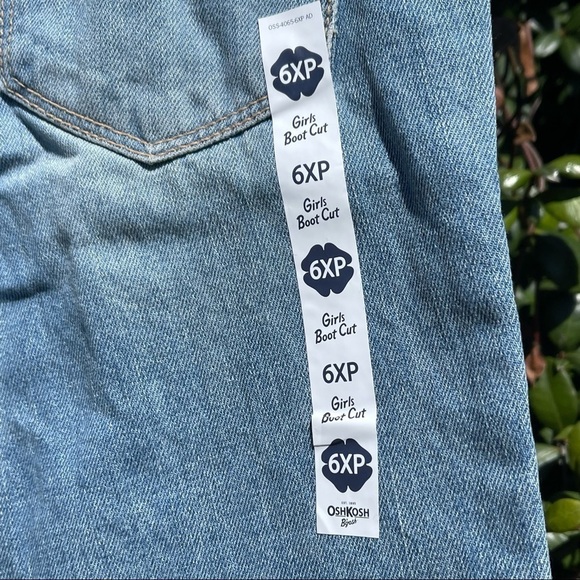 NWT OshKosh B’gosh Light Wash Bootcut Girls Denim Jeans - Picture 9 of 9